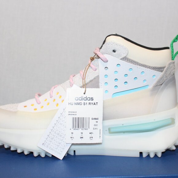 Adidas HU NMD S1 RYAT in Pharrell Core White - Picture 1 of 16